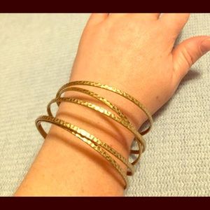 Premier Designs gold bangled bracelet